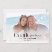 Unser Liebe Foto Hochzeit Vielen Dank Card #OLC