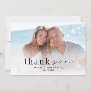 Unser Liebe Foto Hochzeit Vielen Dank Card #OLC Dankeskarte