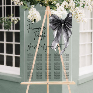 Unser Lieblings-Paar Sitzordnung Hochzeit Acrylschild