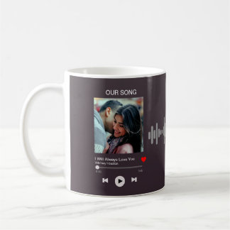Unser Lieblingslied - Kundenspezifisches Foto Kaffeetasse