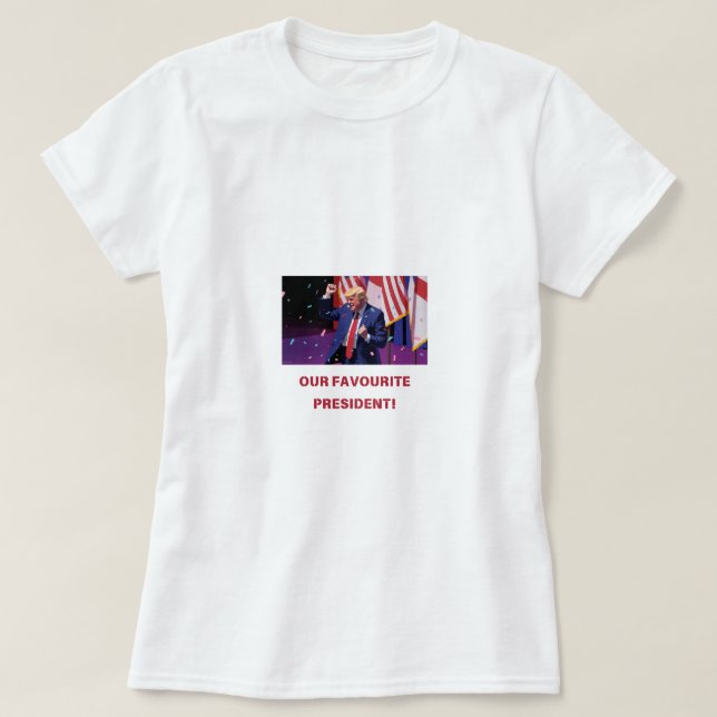 UNSER LIEBLINGSPRÄSIDENT Bestes Geschenk für Paare T-Shirt (Design vorne)