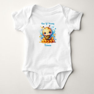 Unser Lil' Honey Honigbiene Personalisiert Baby Strampler
