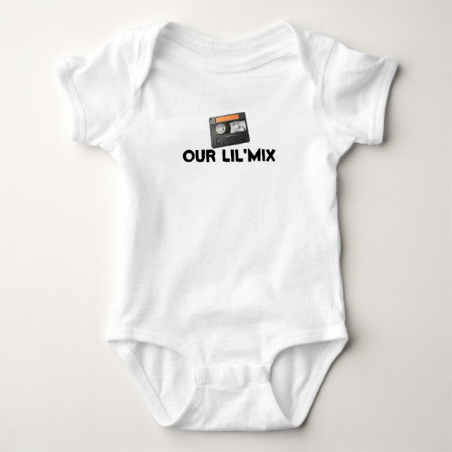 Unser Lil' Mix Baby Romper Baby Strampler (Vorderseite)