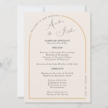 Unser modernes Programm "Arch mit Real Foil Weddin