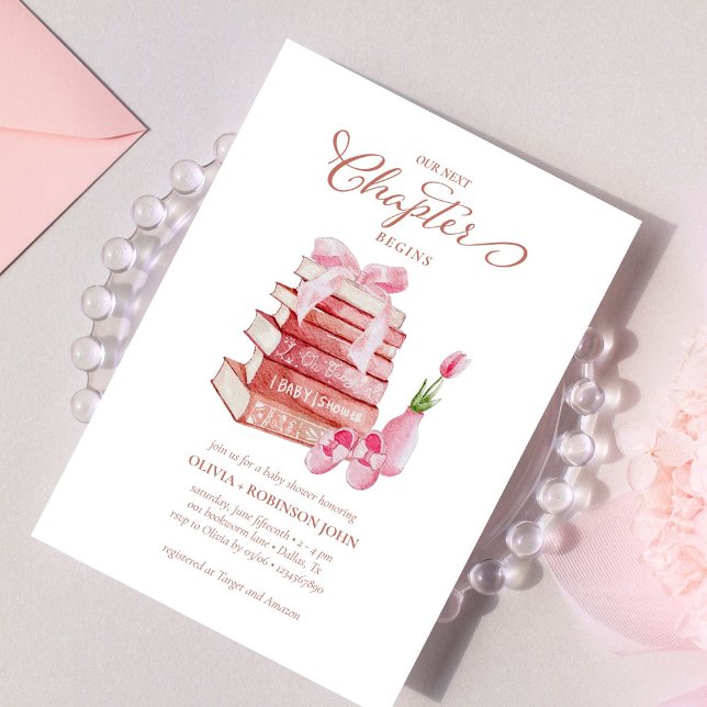 Unser nächstes Kapitel Geschichte Buch Pink Girl B Einladung (Von Creator hochgeladen)