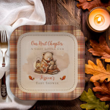 Unser nächstes Kapitel Herbst Teddybär Baby Shower