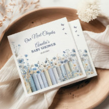 Unser nächstes Kapitel sanfte Azure Literary Bloom