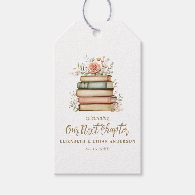 Unser nächstes Kapitel Storybook Kinderdusche-Part Geschenkanhänger (Vorderseite)