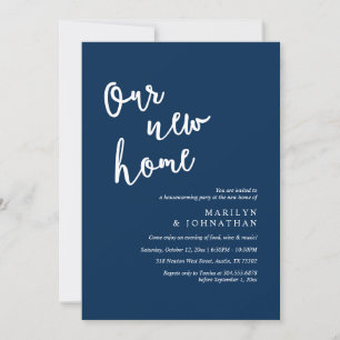 Unser neues Zuhause-Party, Rustic Housewarming Einladung