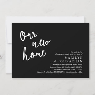 Unser neues Zuhause-Party, Rustic Housewarming Einladung