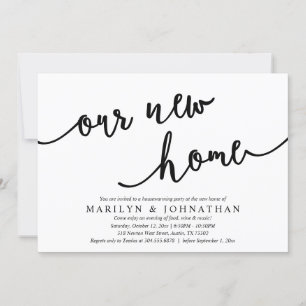 Unser neues Zuhause-Party, Rustic Housewarming Einladung
