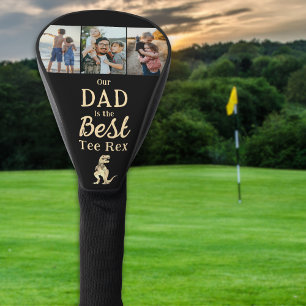 Unser Papa ist das beste Tee Rex 3 Foto Collage Golf Headcover