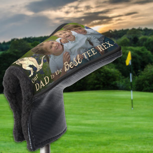Unser Papa ist das beste Tee Rex Kinderfoto Golf Headcover