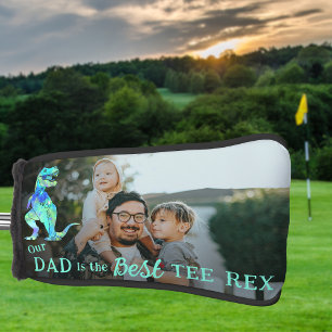 Unser Papa ist der Beste Tee Rex Kinder Foto Golf Headcover