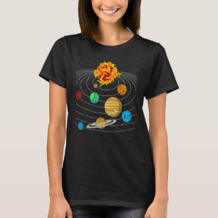 Unser Planet "Sonnensystem" - Bildung Weltraum T-Shirt