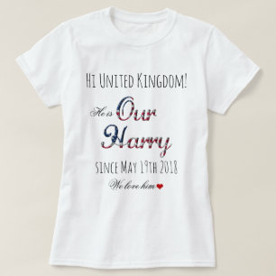 Unser Prinz Harry Patriotic USA Royal Wedding Funn T-Shirt