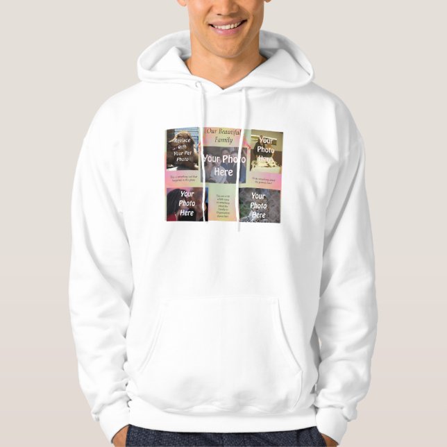Unser schönes Foto der Familien-5 Hoodie (Vorderseite)