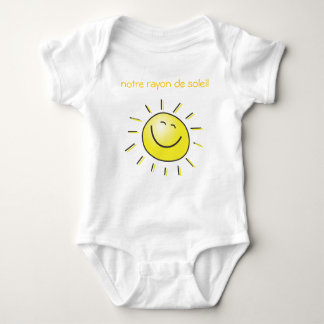 unser Sonnenstrahl Baby Strampler