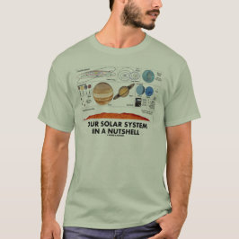 Unser Sonnensystem in kurzen Worten T-Shirt
