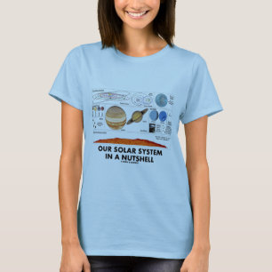 Unser Sonnensystem in kurzen Worten T-Shirt