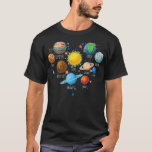 Unser Sonnensystem Planet Science Bildung Space ki T-Shirt<br><div class="desc">Unser Sonnensystem Planet Science Bildung Space Kinder Jungs 1.</div>