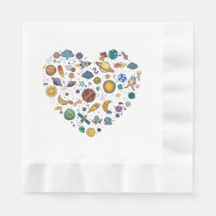 Unser Sonnensystem-Planet, Wissenschaftsraum, Bild Serviette