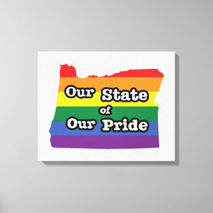 Unser Staat Oregon Leinwanddruck