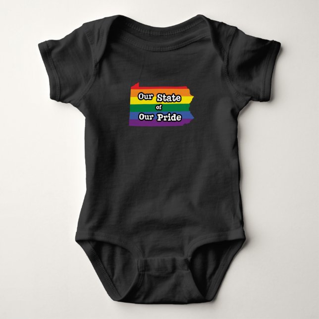 Unser Staat| Pennsylvania Baby Strampler (Vorderseite)