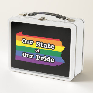 Unser Staat Pennsylvania Metall Brotdose