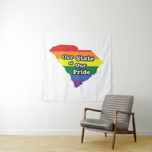 Unser Staat  South Carolina Wandteppich