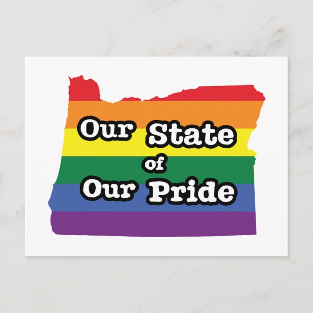 Unser Staat unseres Stolzes | Oregon Postkarte (Vorderseite)