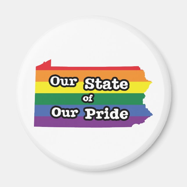 Unser Staat unseres Stolzes | Pennsylvania Magnet (Vorne)