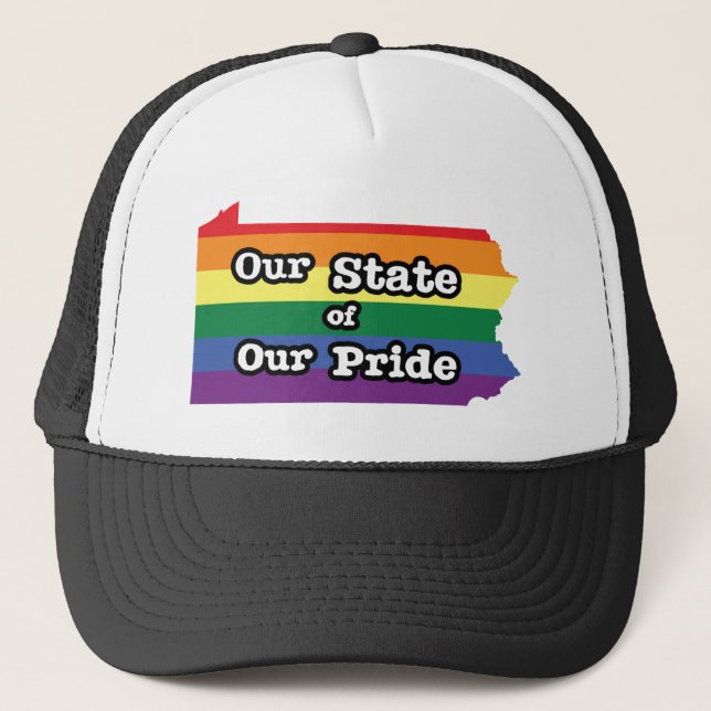 Unser Staat unseres Stolzes | Pennsylvania Truckerkappe (Vorderseite)
