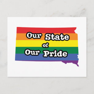 Unser Staat unseres Stolzes South Dakota Postkarte