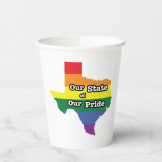 Unser Staat unseres Stolzes | Texas Pappbecher