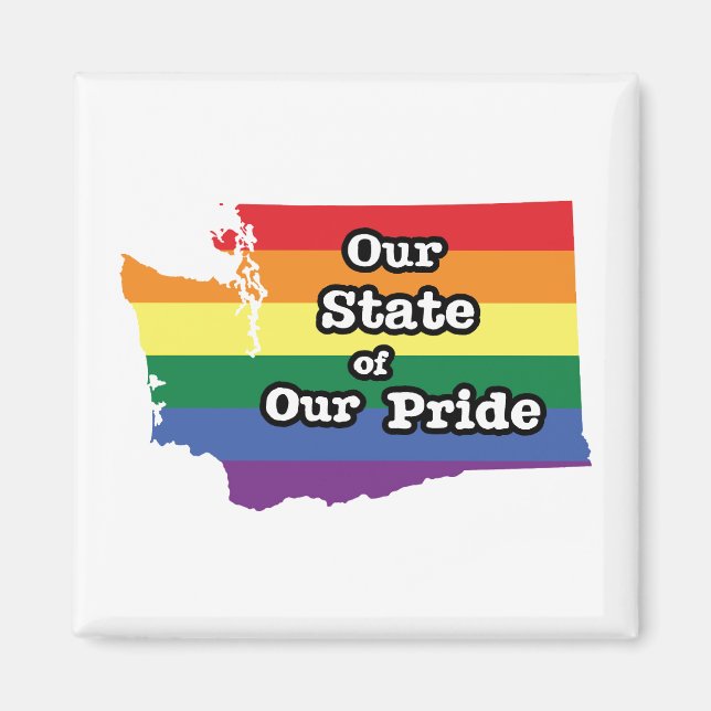 Unser Staat unseres Stolzes | Washington Magnet (Vorne)