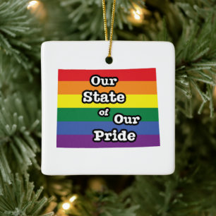 Unser Staat  Wyoming Keramikornament