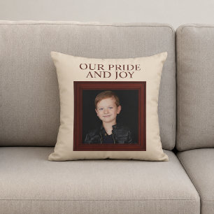 Unser Stolz und unsere Freude Personalisiertes Kin Kissen