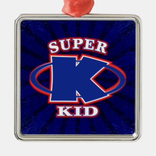 Unser Superkinderlogo kennzeichnet einen starken Ornament Aus Metall