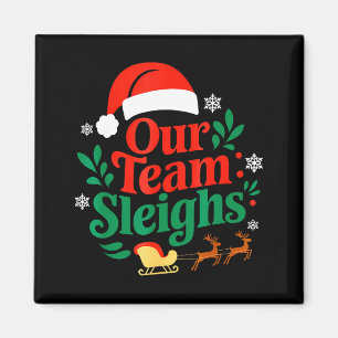 Unser Team macht die Weihnachtsrenne von Santa's A Magnet