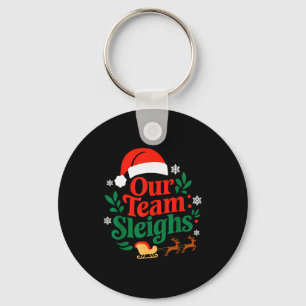 Unser Team macht Weihnachts-Rentiere-Weihnachtsman Schlüsselanhänger