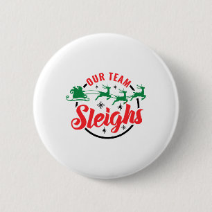Unser Team Sleighs Weihnachtsfamilie Pajama Xmas H Button