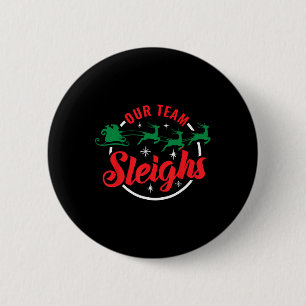Unser Team Sleighs Weihnachtsfamilie Pajama Xmas H Button