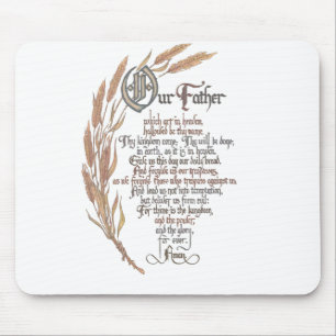 Unser Vater, der in den Himmelsfürsten Gebete Kuns Mousepad