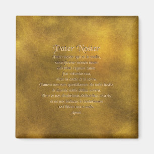 Unser Vater im lateinischen Magneten Magnet