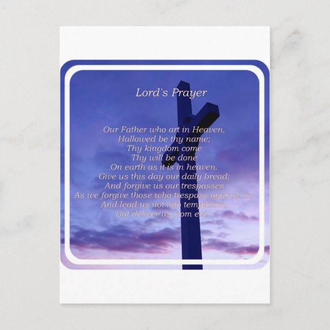 Unser Vater Postkarte (Vorderseite)