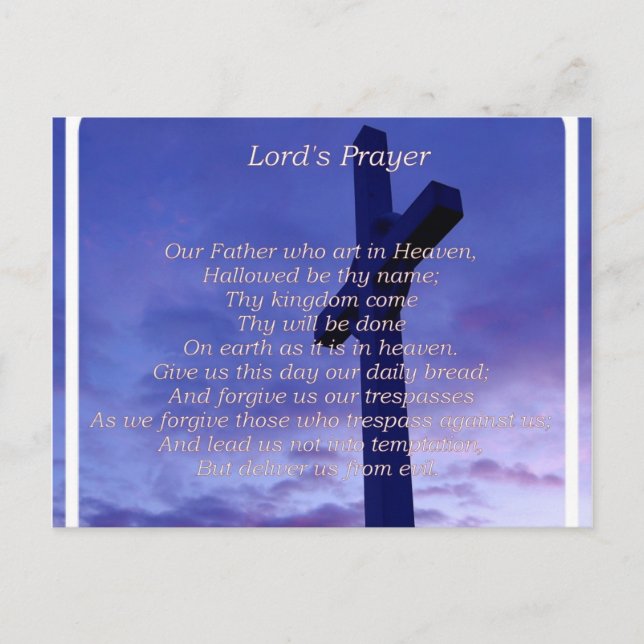 Unser Vater Postkarte (Vorderseite)