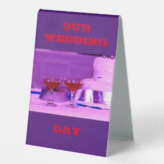 UNSER WEDDING TAG TISCHAUFSTELLER 