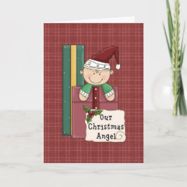 Unser Weihnachtsgel Feiertagskarte