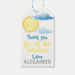 Unser wenig Sonnenschein dankt Ihnen Geschenkanhänger